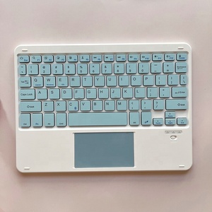 Teclado retroiluminado RGB inalámbrico BT personalizado OEM para iPad, tableta, teléfono, Android, IOS, TrackPad, teclados universales para juegos - Product Image 6