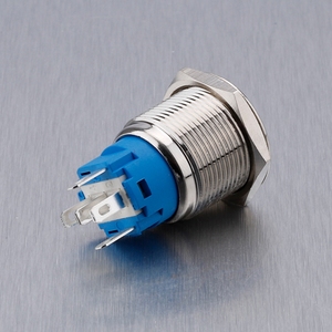 Welfnobl สวิตช์ไฟปุ่มกดสแตนเลส12V 24โวลต์ LED สวิตช์ไฟกันน้ำ - Product Image 3