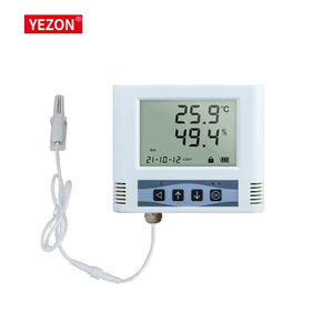 YZ2211 Pantalla LCD RS485 Sensor de temperatura y humedad Transmisor de tubería de aire Controlador de alarma Laboratorio personalizable OEM