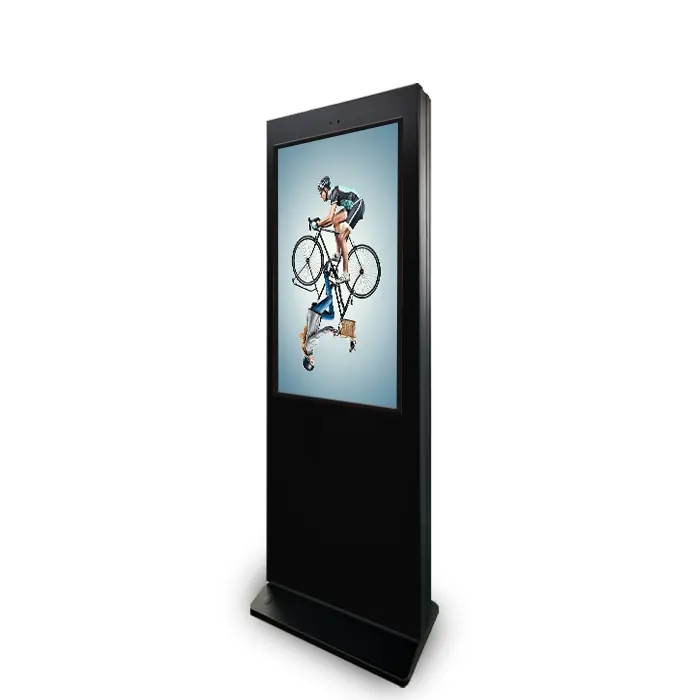 43 Inch Floor Standing Smart Digital Signage Kiosk Video Picture Player Advertisement Touchable Screen And Displays