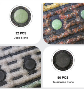 Güvenilir yeşim turmalin masaj yatak köknar ısıtma 3-64Hz frekans 8 taş manyetik alan terapi Mat cihazı - Product Image 5