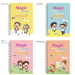 หนังสือฝึกเวทมนต์ดำร่องต่อกันภาษาอังกฤษ4แบบกำหนดเองหนังสือเวทมนตร์คาถาจมสำหรับเด็กนักเรียนประถม - Product Image 6