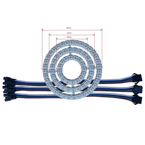แผงหน้าจอเมทริกซ์4พิน WS2815 3pin DC12V โมดูลจอแสดงผลแบบยืดหยุ่นสามารถระบุที่อยู่และวงแหวน LED ได้ - Product Image 3
