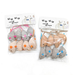 Mouse Catnip Cat Toy, juego de ratón de peluche para gatos, juguete interactivo Catch Play Mouse - Product Image 4