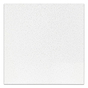 Rejilla de techo de oficina de diseño moderno con características de absorción de sonido ignífugas a prueba de humedad, baldosas cuadradas de lana de roca - Product Image 1