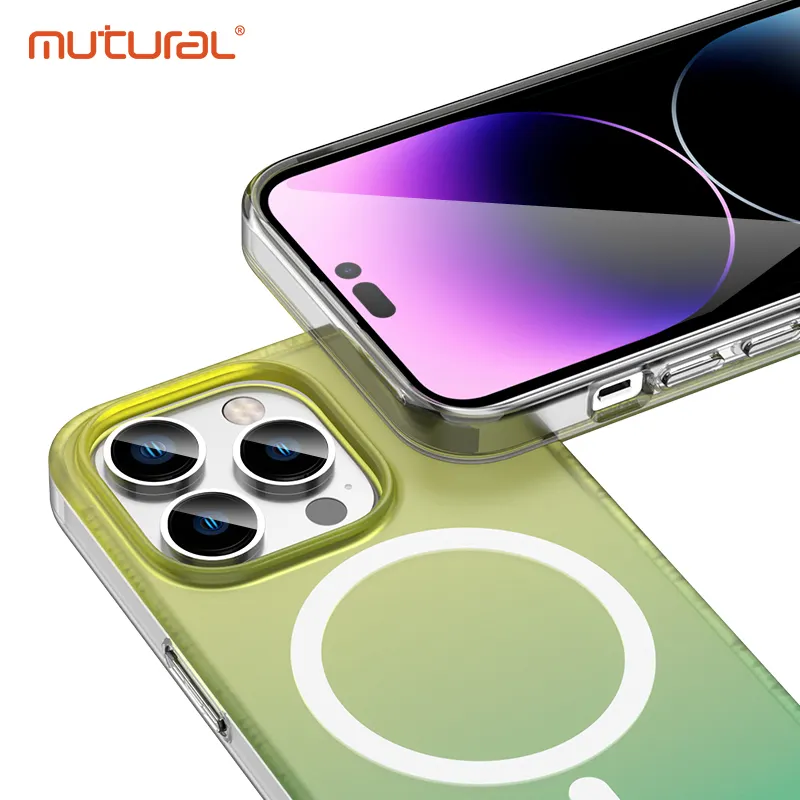 Premium Matte Hülle für iPhone15 niedliche Candy Hülle magnetische kabellose Aufladung Telefonhülle für iPhone 15 Pro Max TPU stoßfeste Hülle