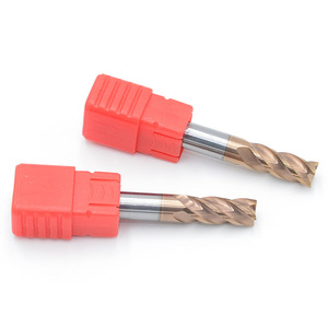 HRC55 TiAlN kaplama Imperial <span class=keywords><strong>End</strong></span> Mill Cnc işleme seti 4 flüt freze kesicisi düz uçlu mil Cnc araçları - Product Image 5