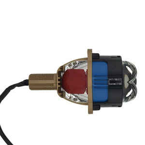 18 Bi LED far projektör Lens 130W kafa ışık lensi 1.8 inç lazer projektör Lens BiLED 1.8 araba motoru için
