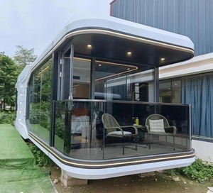 Modern akıllı mobil tesis Camper 3 yatak odası uzay aracı konteyner prefabrik modüler ev kapsül ev otel mutfak ile - Product Image 5