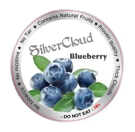 ब्लूबेरी फल हुक्का स्वाद SilverCloud शीश स्वाद Decould 50g