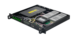 Amplificador de fibra de alta potencia 1550nm 4 puertos 1U EDFA con función WDM para CATV para redes 5G POE 3G TCP 5DB TX Power