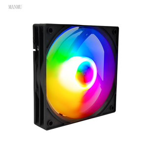 MANMU 120mm Cooler Fan for <strong>Pc</strong> Colorful Computer Fan Rgb Computer Processor Fan - Product Image 5