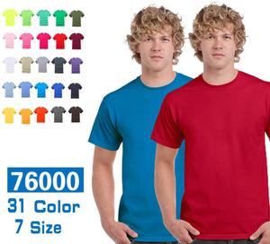 Camiseta básica de algodón para hombre, estampado personalizado, informal, de manga corta, cuello redondo, patrón sólido, camisetas de longitud corta, algodón - Product Image 3