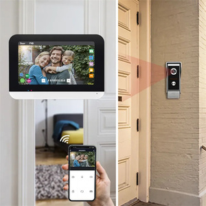 Wholesale Waterproof Doorbell <strong>Camera</strong> with 7'' Wired WIFI <strong>IP</strong> Video <strong>Intercom</strong> System Wired 1080p Visual Doorbell Door Phone