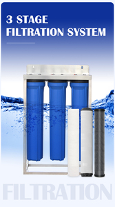 High Quality Jumbo Big Blue 20inch <strong>PP</strong> 3 Stage Plastic <strong>PP</strong> Cartridge <strong>Filters</strong> Housing BIG Blue water <strong>filter</strong>