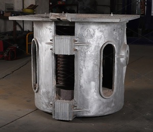 Four à <span class=keywords><strong>Induction</strong></span> de fonte de métal de coquille d'aluminium de 250kg