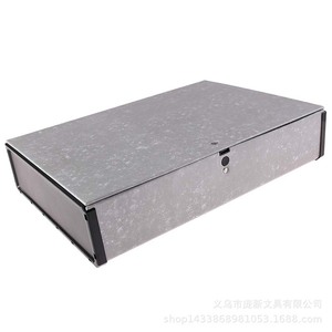 Caja de almacenamiento con Clip para archivador de documentos, organizador plegable de cartón de papel A4/FC, tamaño de suministros de oficina - Product Image 3