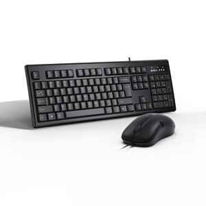 WKM1000 teclado inalámbrico ratón 104 teclas USB Gaming Punk botón flotante impermeable para ordenador de escritorio PC portátiles teclado - Product Image 2