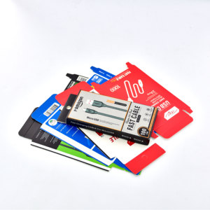 Tùy Chỉnh In Tại Chỗ Uv Điện Thoại Di Động Ngân Hàng Điện Sử Dụng Hộp 3c Sản Phẩm Bao Bì Hộp Giấy - Product Image 4