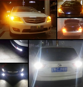 Car <strong>LED</strong> Turn signal 1156 T20 Anti-stroboscopic Decoding 12-24V signal Light 84SMD 2016 - Product Image 6