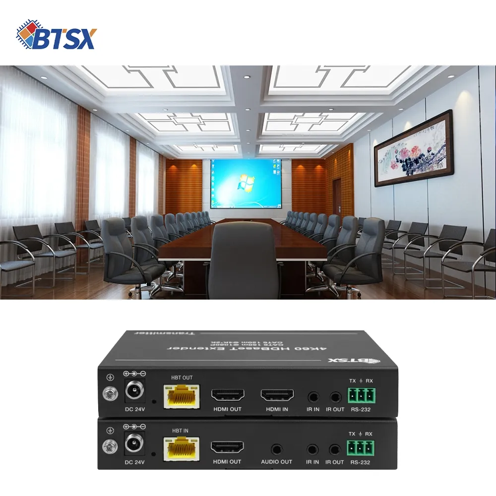 Bitvisus POC функция поддержки ИК RS-232 CEC пропуск через управление HDMI удлинитель 150 м