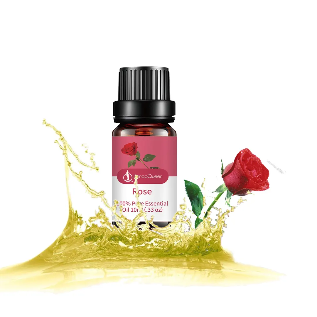 Huile essentielle Rose naturelle pour le visage, 100% Pure, huile essentielle, beauté et soins de la peau, vente en gros, à bas prix