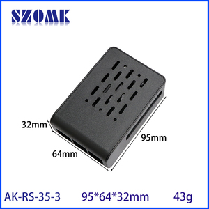 95*64*32mm Abs <strong>Raspberry</strong> <strong>Pi</strong> 5 Original Black Cooling <strong>Case</strong> <strong>Raspberry</strong> <strong>Pi</strong> 5 <strong>Case</strong> Cooling Pwm Fan <strong>Case</strong> - Product Image 2