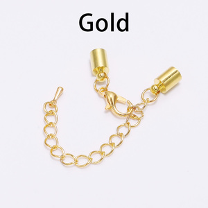 10pcs/Lot 3-10mm Lobster <strong>Clasps</strong> <strong>Hooks</strong> Extending Chain Leather Cord Crimps <strong>End</strong> Tip <strong>Caps</strong> Connectors for Jewelry Making Findings - Product Image 5