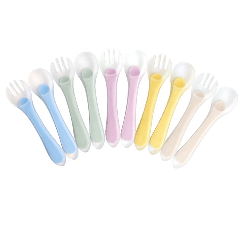2606361 two color baby spoon & fork