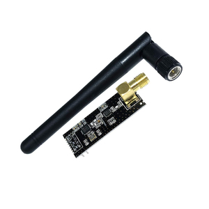 NRF24L01 PA LNAワイヤレストランシーバーRFトランシーバーモジュール2.4G1100mアンテナ付き、Raspberry Pi Arduin0 KY67に適しています - Product Image 1