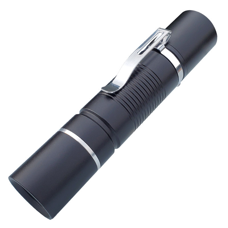 White light flashlight (bare bulb)