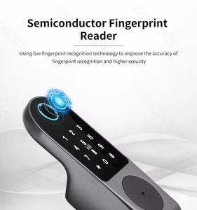 Akıllı kilit parmak izi anahtarsız kilit dijital şifre RFID kart giriş elektron akıllı kapı kilidi - Product Image 3