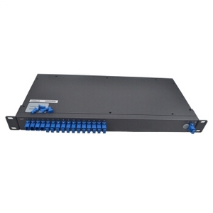 Divisor PLC de montaje en rack 1U 1*16 SC/APC Panel de conexión de fibra óptica con conector LC utilizado para redes 4G Wi-Fi 3G GSM GPRS - Product Image 1