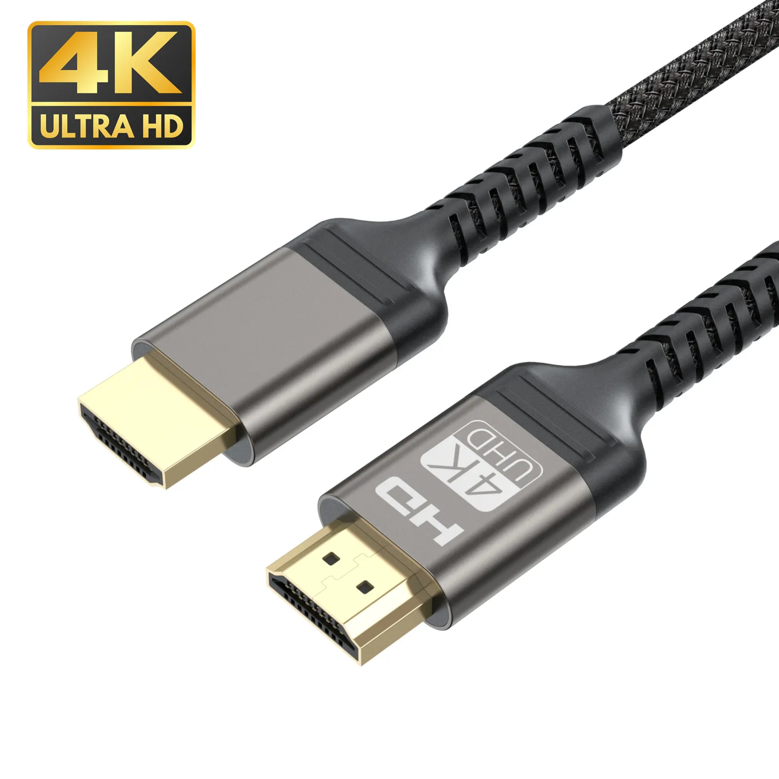 Câble HDMI V2.0 4K de haute qualité câbles vidéo plaqué or mâle à mâle pour HDTV 1m 2m 3m câble HDMI 4K