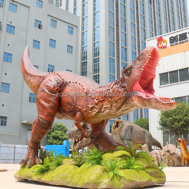 L=6m, T-rex animatronico