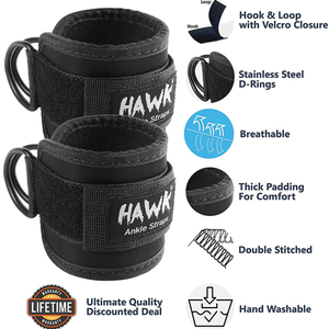 Có thể điều chỉnh Neoprene độn trọng lượng tập luyện hỗ trợ phòng tập thể dục mắt cá chân còng thể dục mắt cá chân hỗ trợ dây đai cho Cáp máy - Product Image 3