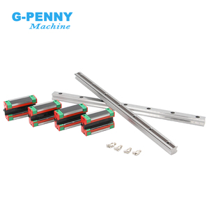 <strong>Customization</strong> CNC <strong>Linear</strong> Guide <strong>Rail</strong> Square HGR20 20mm Square <strong>Rail</strong> <strong>Linear</strong> Motion Length HGH20 HGW20 <strong>Slide</strong> Block Ball Screw - Product Image 1