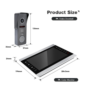 4-Draht-Intercom-System mit einfacher Installation und Türent riegel ung für die Wohnung - Product Image 3