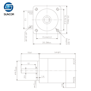 3.75V ibrido Micro Stepper Motor Nema 8 con funzionamento regolare e basso rumore per operazioni fluide - Product Image 2