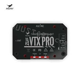 HGLRC Zeus VTX PRO 1.6W 5.8G 40CH Pitmode 25mW-400mW-800mW dronlar için dahili mikrofon ile ayarlanabilir FPV uzun menzilli 7-36V - Product Image 3