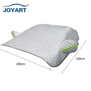 Tuyết mùa đông cách nhiệt mùa hè Sedan suvs xe kính chắn gió bảo vệ Sun Shade xe tuyết bìa với dây đeo - Product Image 4