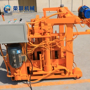 QT40-3A automatico Mobile frassino blocco di mattoni in calcestruzzo modulo di produzione di mattoni forati macchina per la produzione di mattoni - Product Image 5