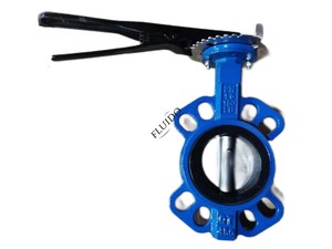 DIN BS Uni ISO ANSI วาล์วผีเสื้อเหล็กหล่อที่มี Pn16สีที่แตกต่างกัน - Product Image 3