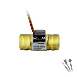 Düşük fiyat NPT G 3/4 inç pirinç manyetik Hall etkisi akış sensörü su pompası akış ölçer sensörü 2-45L/Min sıvı akış sensörü - Product Image 1