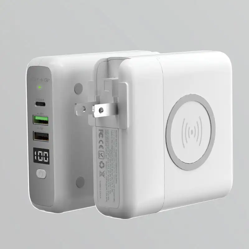 Caricabatterie per cellulare PD 20W Power Bank portatile 10000mAh 15W caricatore Wireless a ricarica rapida compatibile qi per iPhone