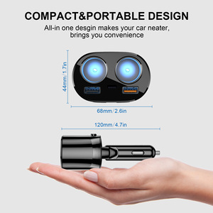 Multi-function Cigarette Lighter <strong>One</strong>-in-two Three-to-switch Plug Usb Car <strong>Charger</strong> QI Mobile Phone Fast <strong>Charger</strong> Car <strong>Charger</strong> - Product Image 5