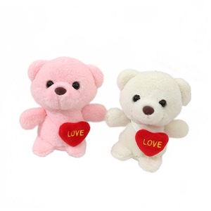 SongshanToys新しいバレンタインデー愛の心小さなテディベア人形ギフトkwaii peluchesぬいぐるみミニぬいぐるみキーホルダー - Product Image 2