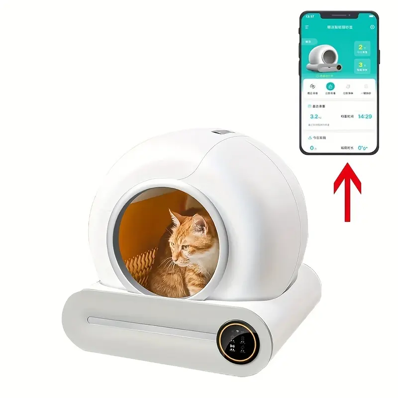 Toilette per gatti autopulente automatica multifunzionale completamente chiusa rimozione intelligente degli odori lettiera per gatti autopulente per gatti multipli