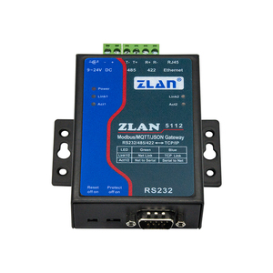 Single Serial Port Server RS232/485/422 to Ethernet <strong>TCP</strong> Port Modbus Gateway JSON Transmission Support MQTTS ZLAN5112