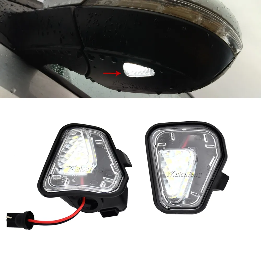 Für VW Passat B7 CC Scirocco Jetta MK6 EOS Käfer R LED Seiten rückspiegel Boden Boden lampe Pfütze Willkommen licht